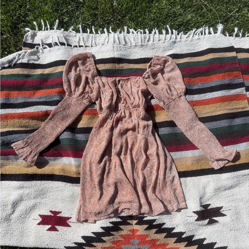 Promesa Long Sleeve Dress in Pink